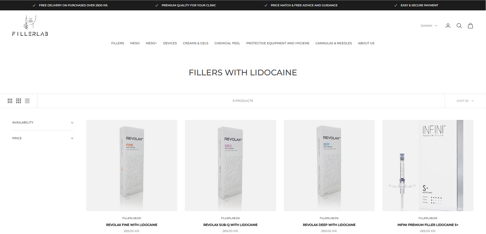Filler Lab Denmark Desktop View 2