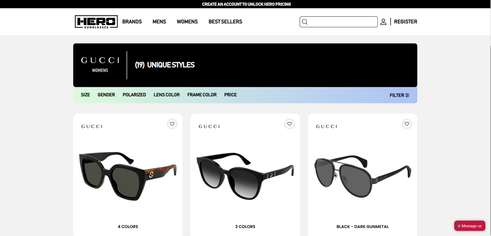Hero Sunglasses Desktop View 2