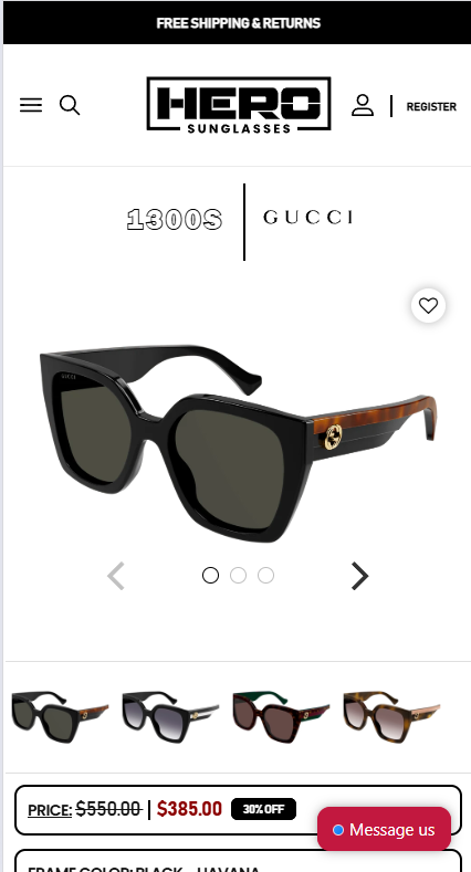 Hero Sunglasses Mobile View 3