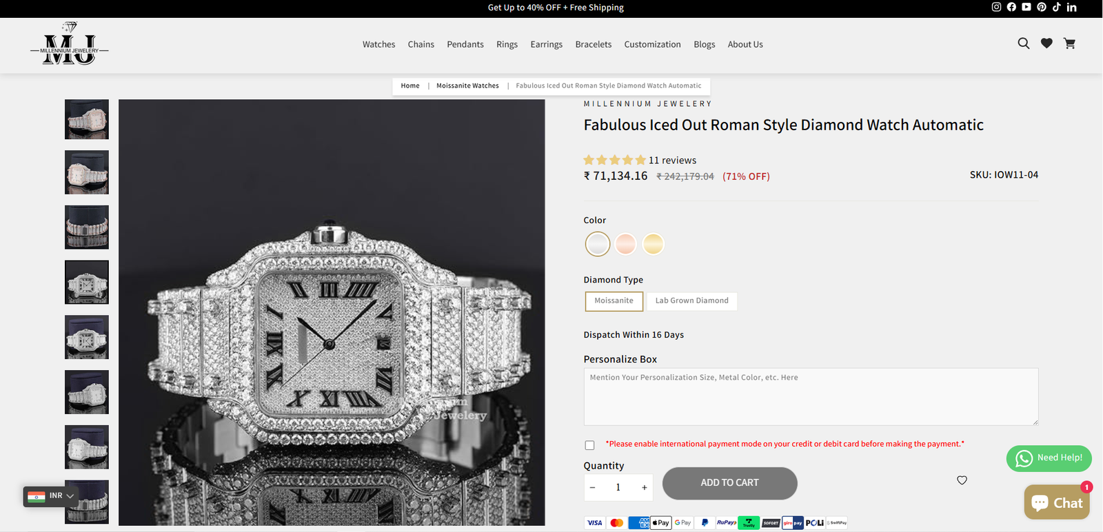 Millennium Jewelery Desktop View 3