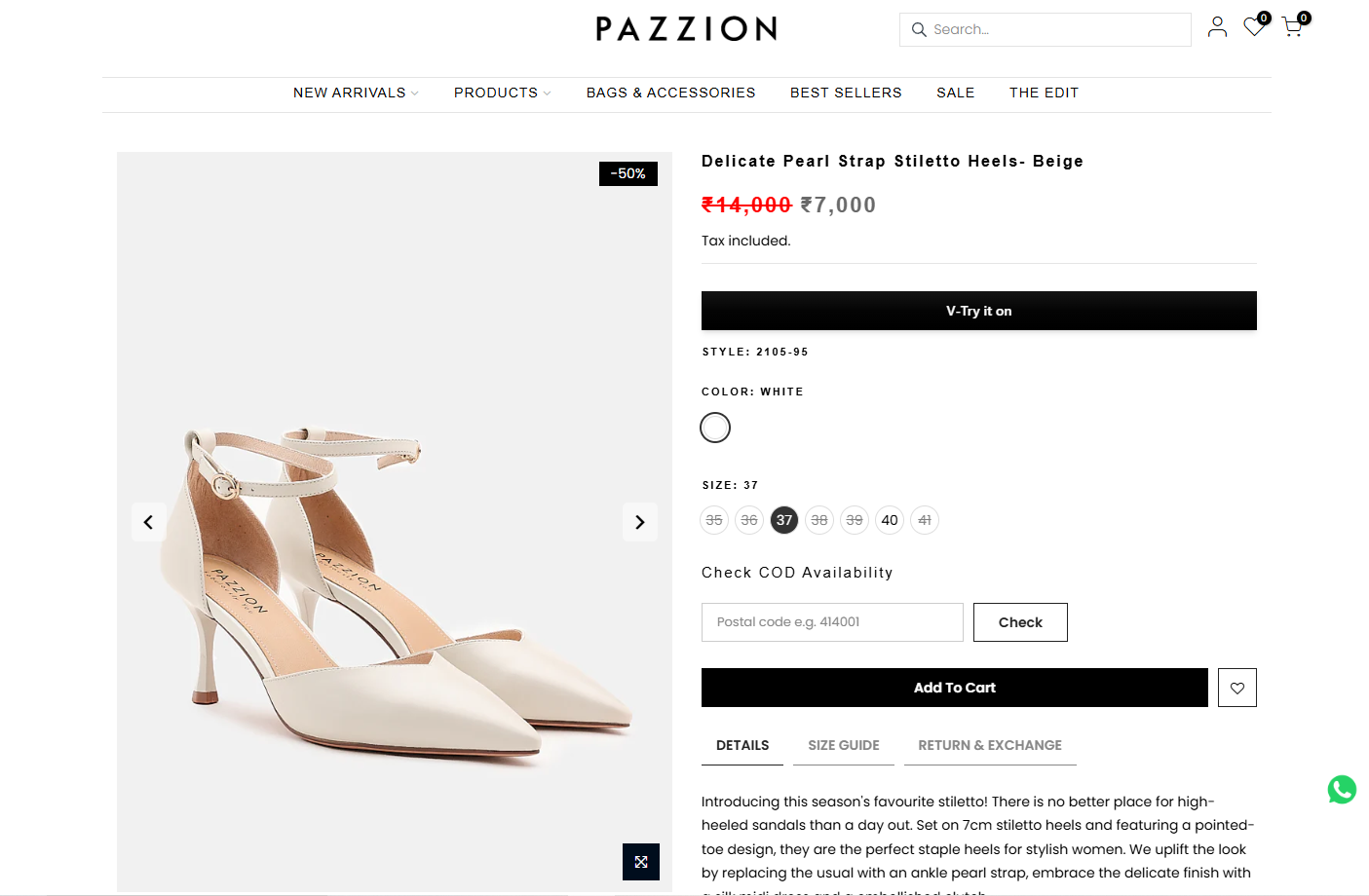 Pazzion India Desktop View 3