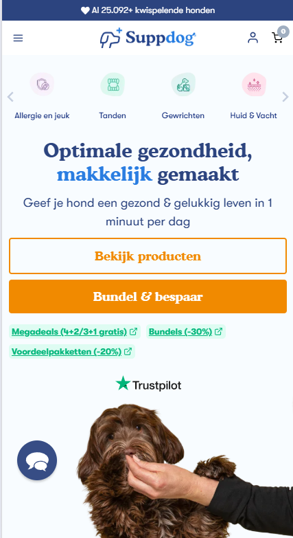 Suppdog Mobile View 1